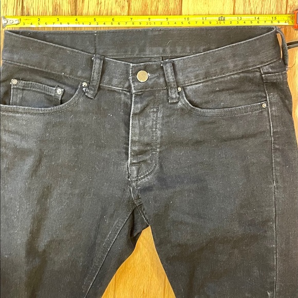 MNML M1 Stretch Zipper Denim [BLACK] - Picture 5 of 5